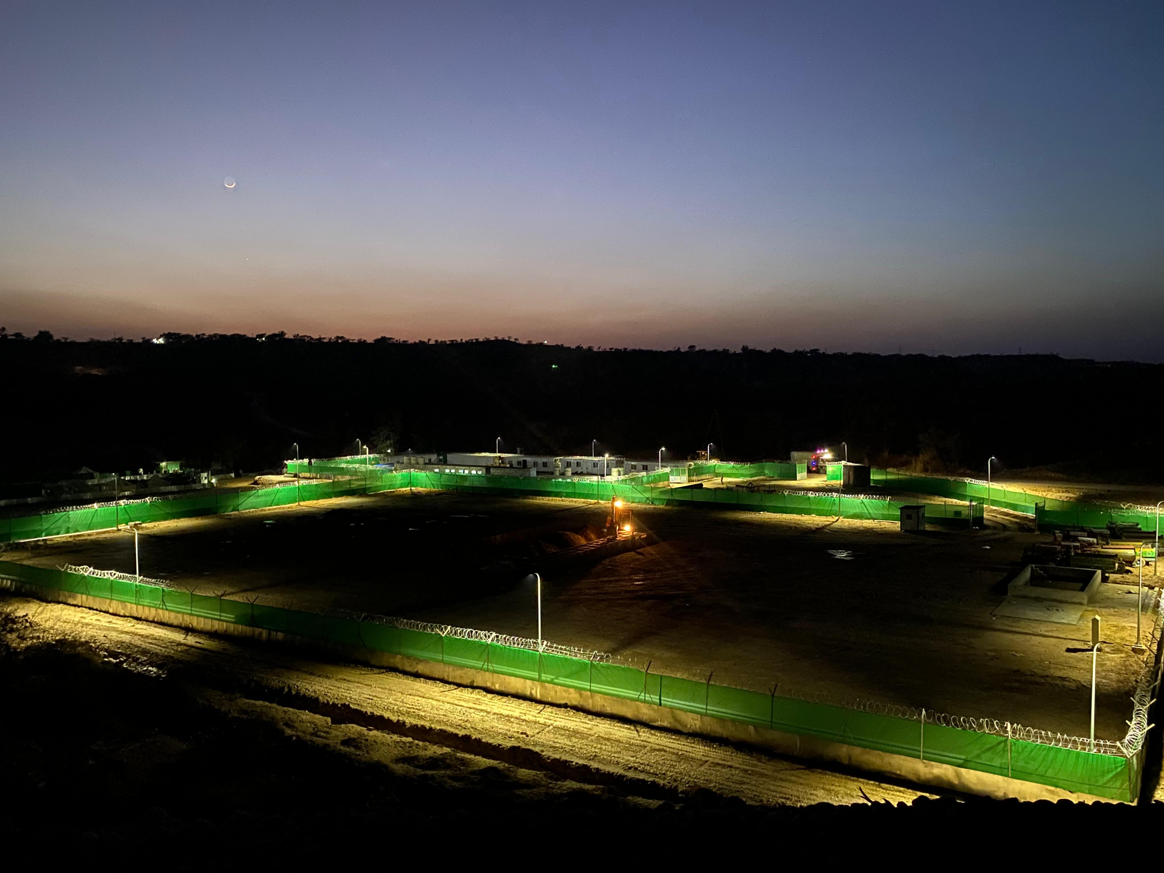 KUFPEC Makhad X1 field infrastructure